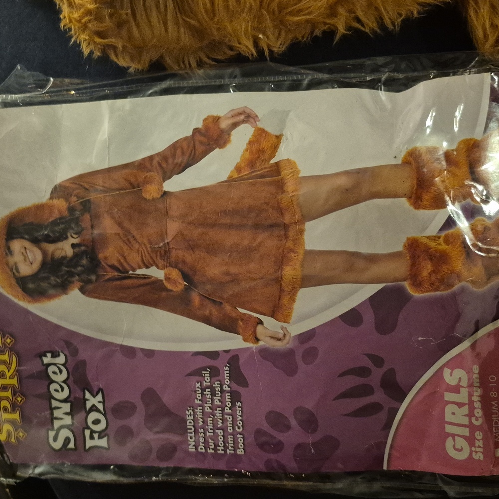 Spirit Sweet Fox Costume for Kids - Brown and Orange